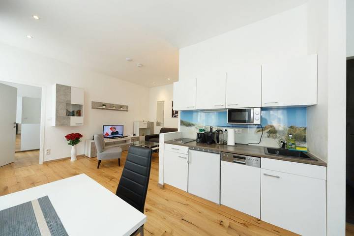 Appartement de vacances pour 2 personnes, avec jardin