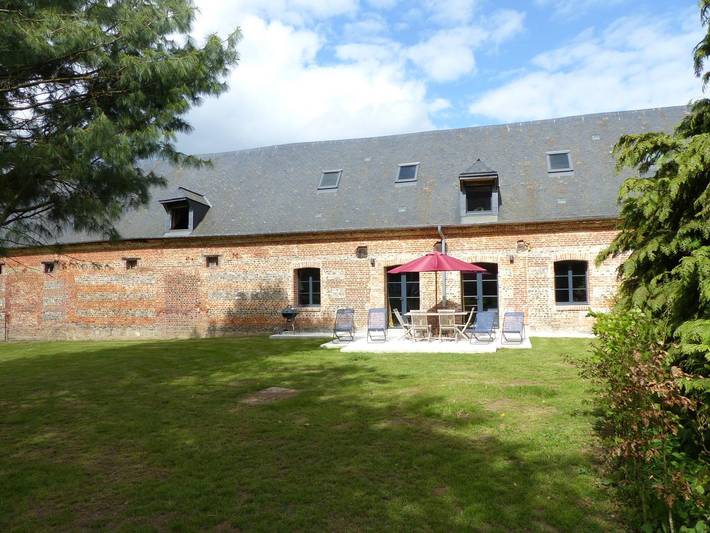 Gîte pour 8 personnes, avec Terrasse ainsi que Jardin et Vue