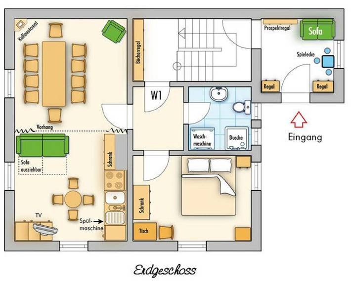 Ferienwohnung für 4 Personen, mit Terrasse und Garten in Kirchenlamitz - 3