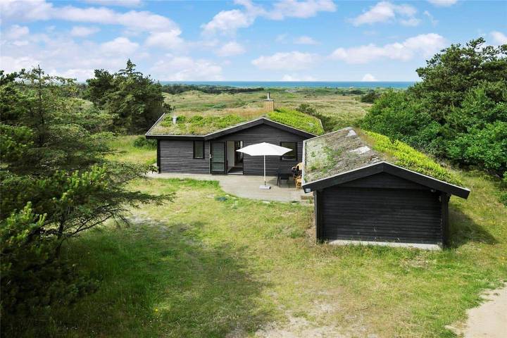 Ferienhaus mit Meerblick für 2 Personen, mit Terrasse in Grønhøj Strand