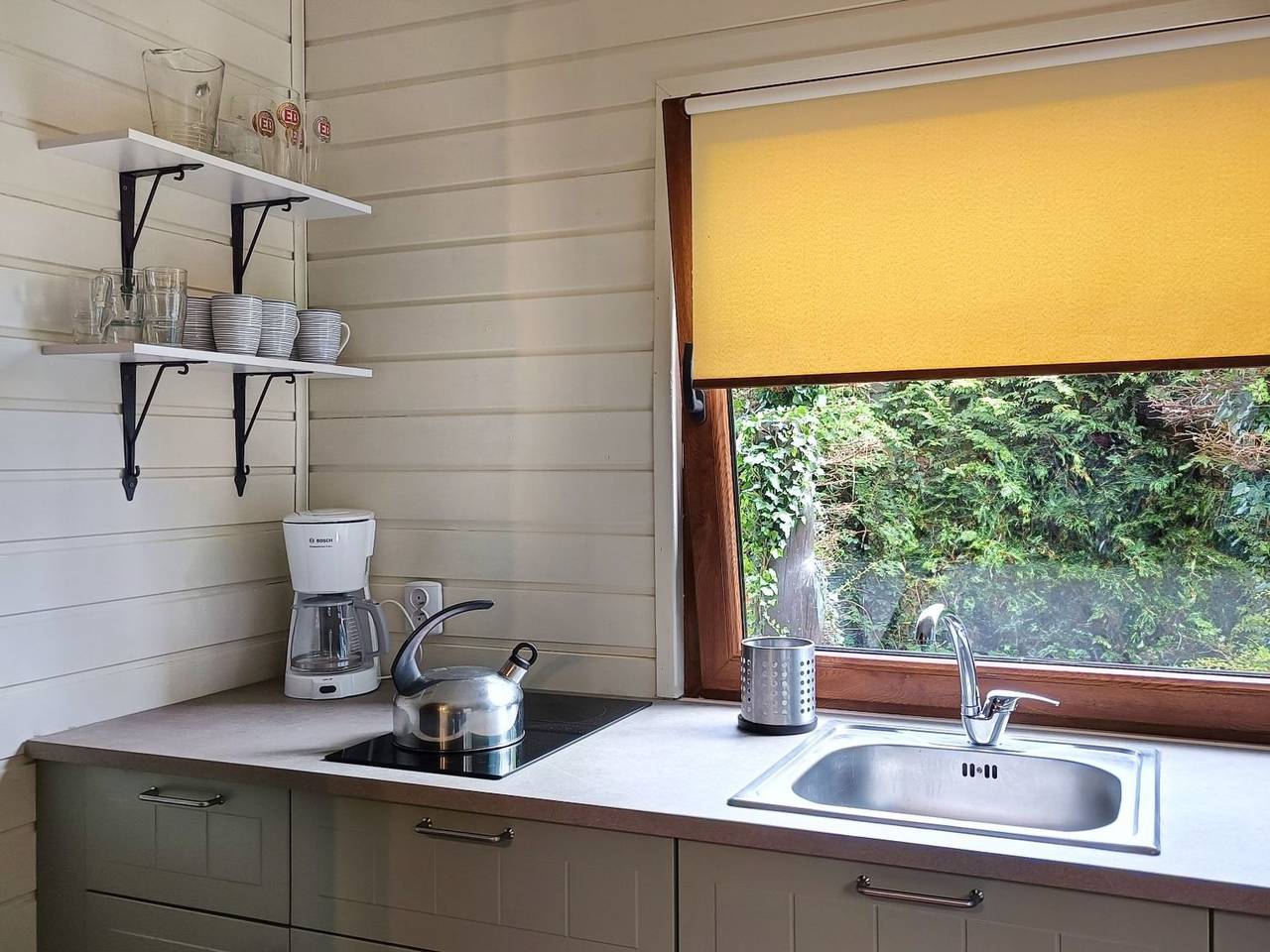 Modernes Ferienhaus in Kopalino mit Grill, Garten und Terrasse in Kopalino, Powiat wejherowski