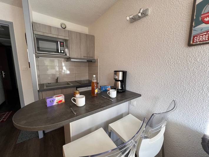 Ganzes Studio, Renoviertes Studio mit Parkplatz und Pistenzugang, ideal für einen Kurzurlaub in Chantemerle in Saint-Chaffrey, Serre Chevalier