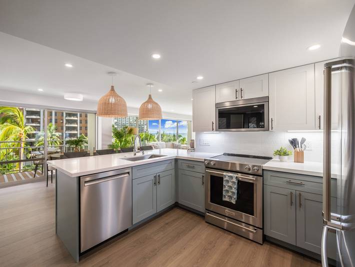 Gîte pour 7 personnes, avec balcon ainsi que piscine et jardin à Honolulu - 2