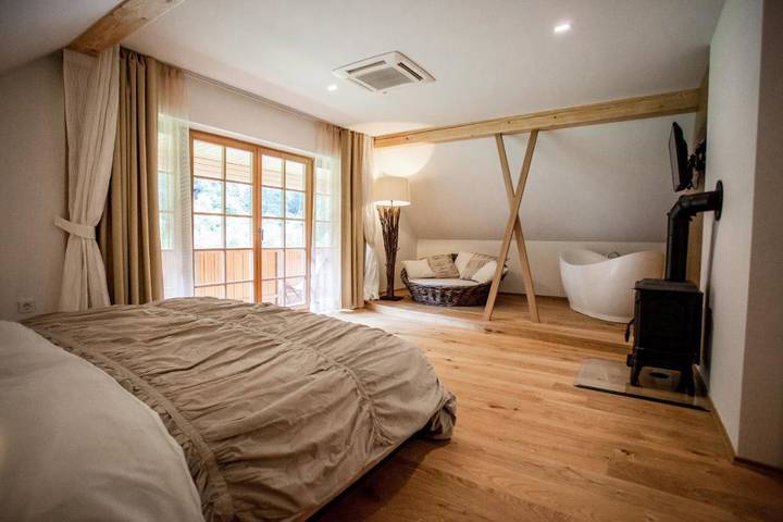 Maison d’hôte pour 2 personnes, avec jardin à Kamnik