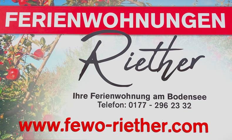 Ganze Ferienwohnung, Ferienwohnungen Haus Riether - Ferienwohnung 3: 2 Zimmer, 38 qm in Friedrichshafen, Region Bodensee-Oberschwaben
