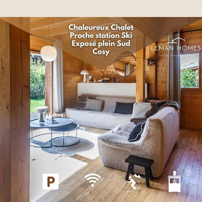 Chalet pour 8 personnes, avec vue et jardin