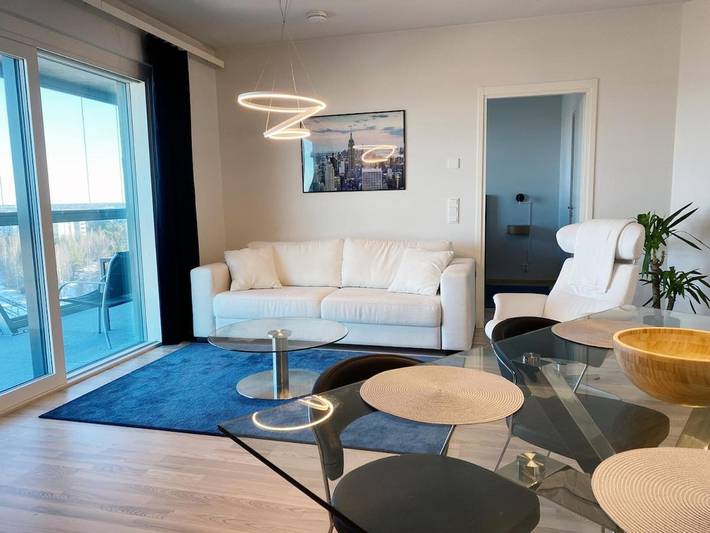 Apartamento de vacaciones para 4 personas, con vistas además de balcón y sauna - 1