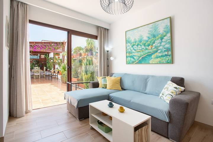 Appartement entier, Appartement de vacances 'Alojamiento El Ocaso' avec terrasse privée et Wi-Fi in Puerto del Rosario, Fuerteventura