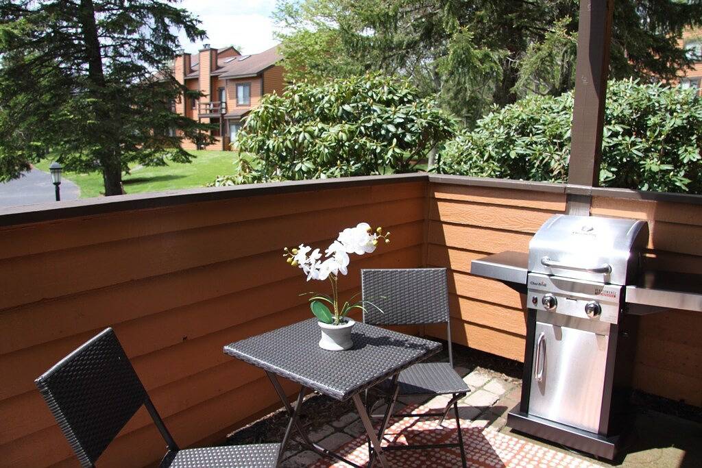 Ganze Wohnung, Seven Springs Condo, Erdgeschoss, Gasgrill, Neue Küche, Keurig, Daunenbett in Seven Springs, Pennsylvania
