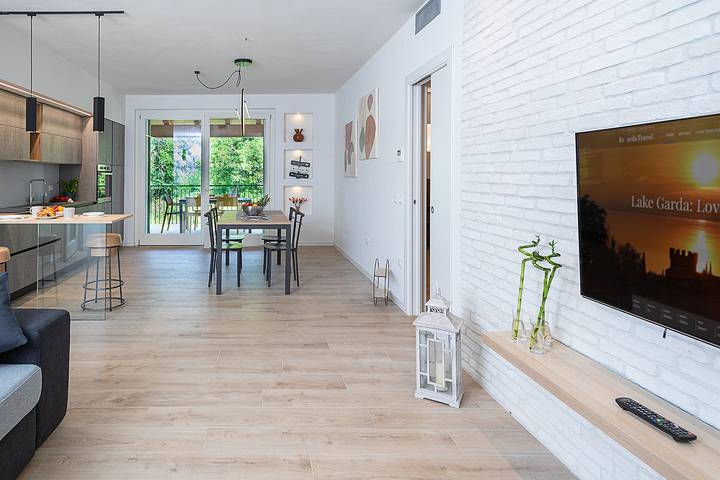 Ferielejlighed for 5 personer, med have i Lazise