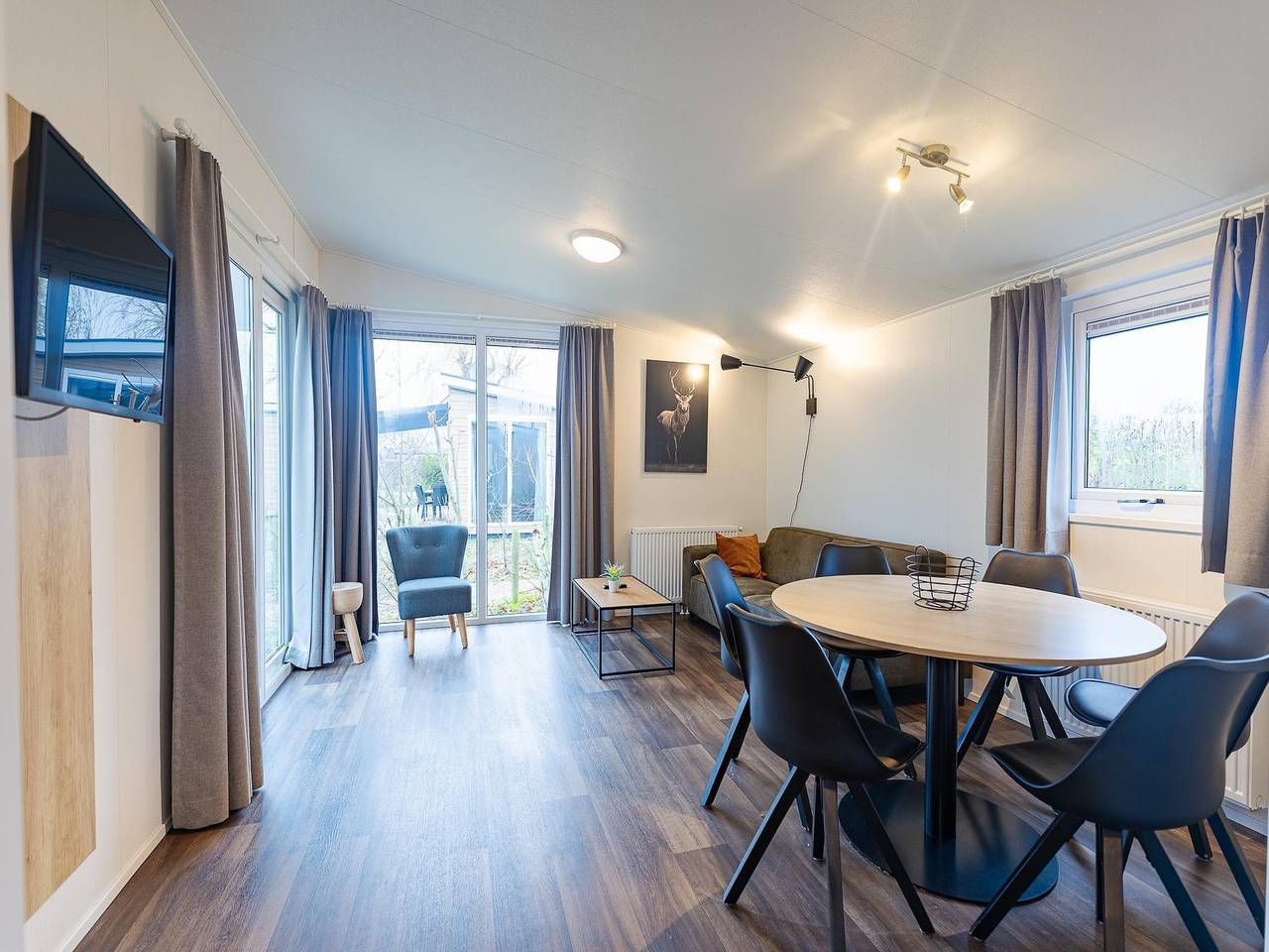 Gezellig familiechalet met overdekt terras in Burgh-Haamstede, Zeeuwse Kust