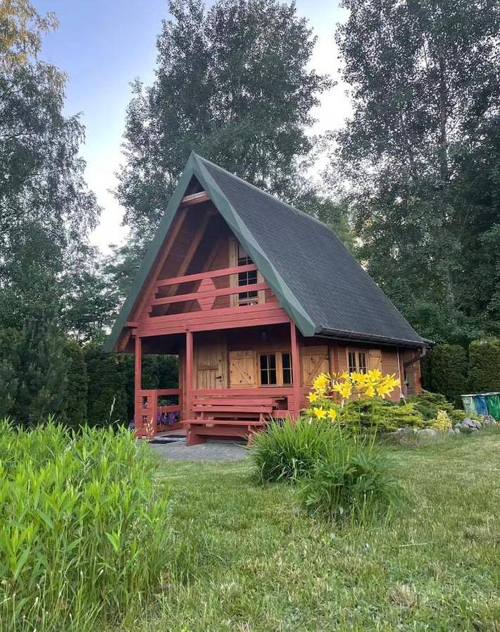 Dom dla 5 osób, z balkon i widok w Augustów
