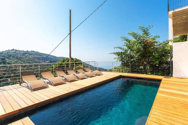 Villa pour 10 personnes, avec piscine et terrasse à La Turbie - 3