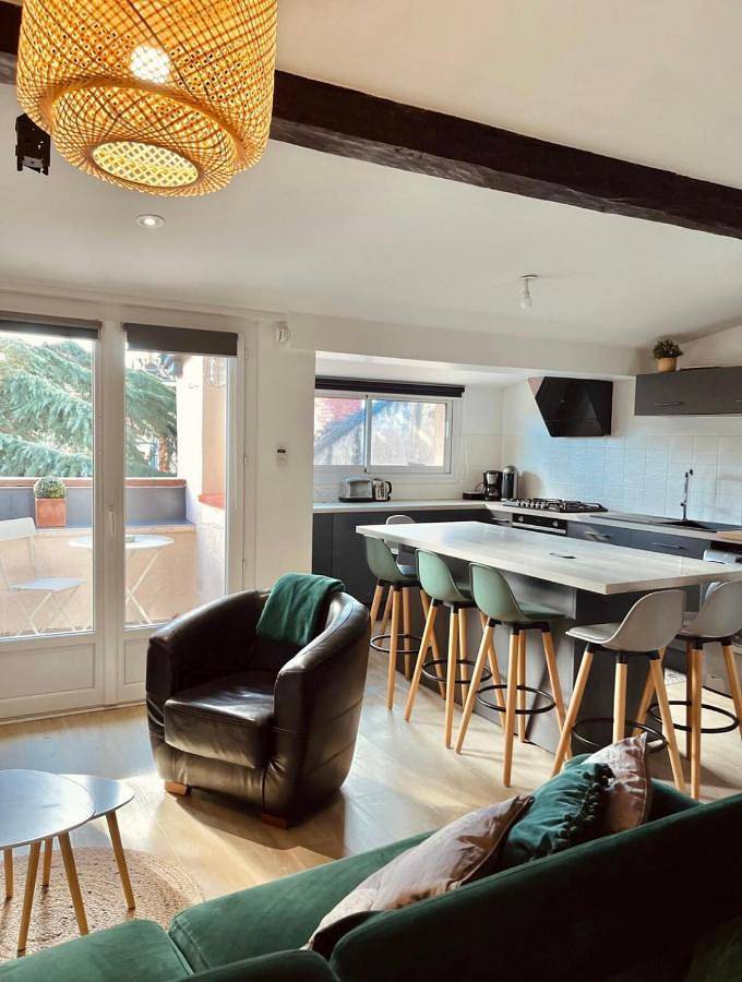 Chalet pour 4 personnes, avec Balcon et Terrasse à Toulouse - 3