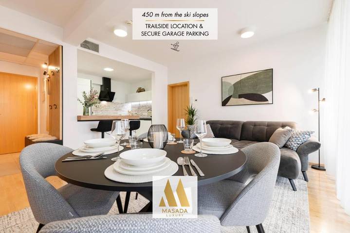 Apartament wakacyjny dla 4 osób, z widok na jezioro i balkon oraz widok w Maribor