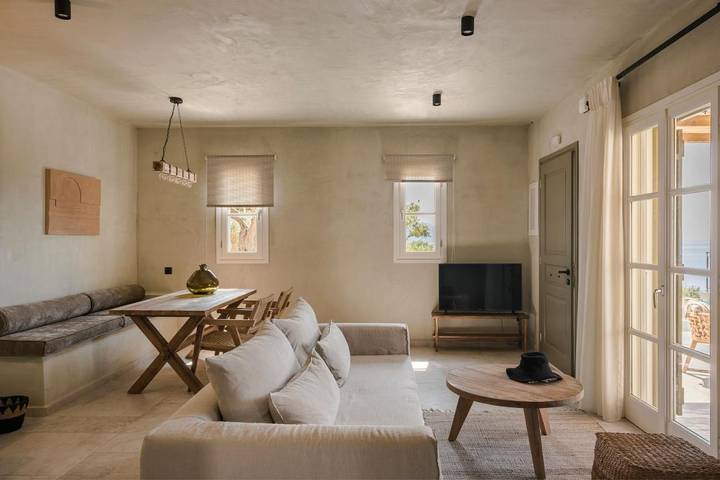 Location de vacances pour 4 personnes, avec piscine ainsi que jardin et vue dans Άσος - 3