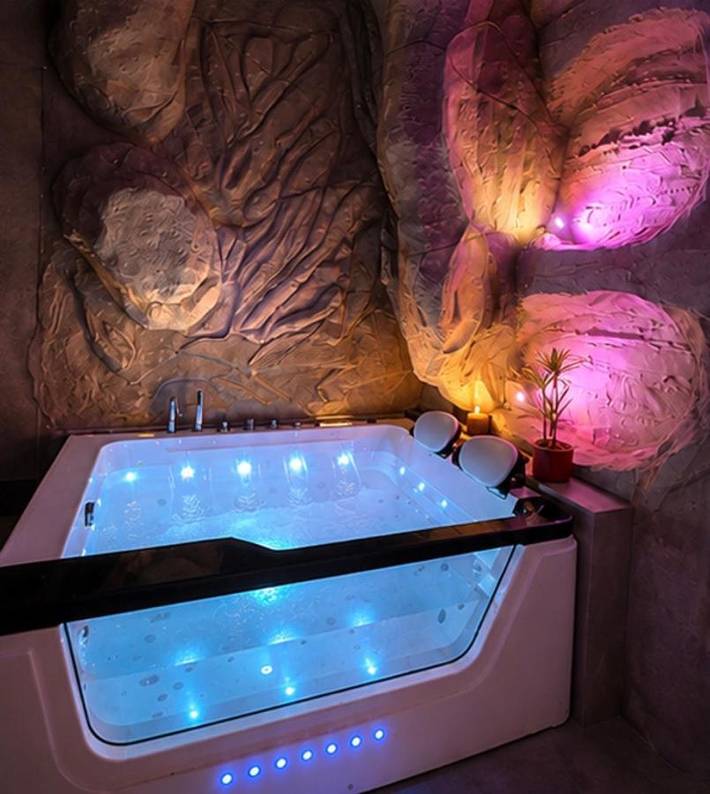 Appartement de vacances pour 2 personnes, avec Jacuzzi ainsi que Terrasse et Sauna
