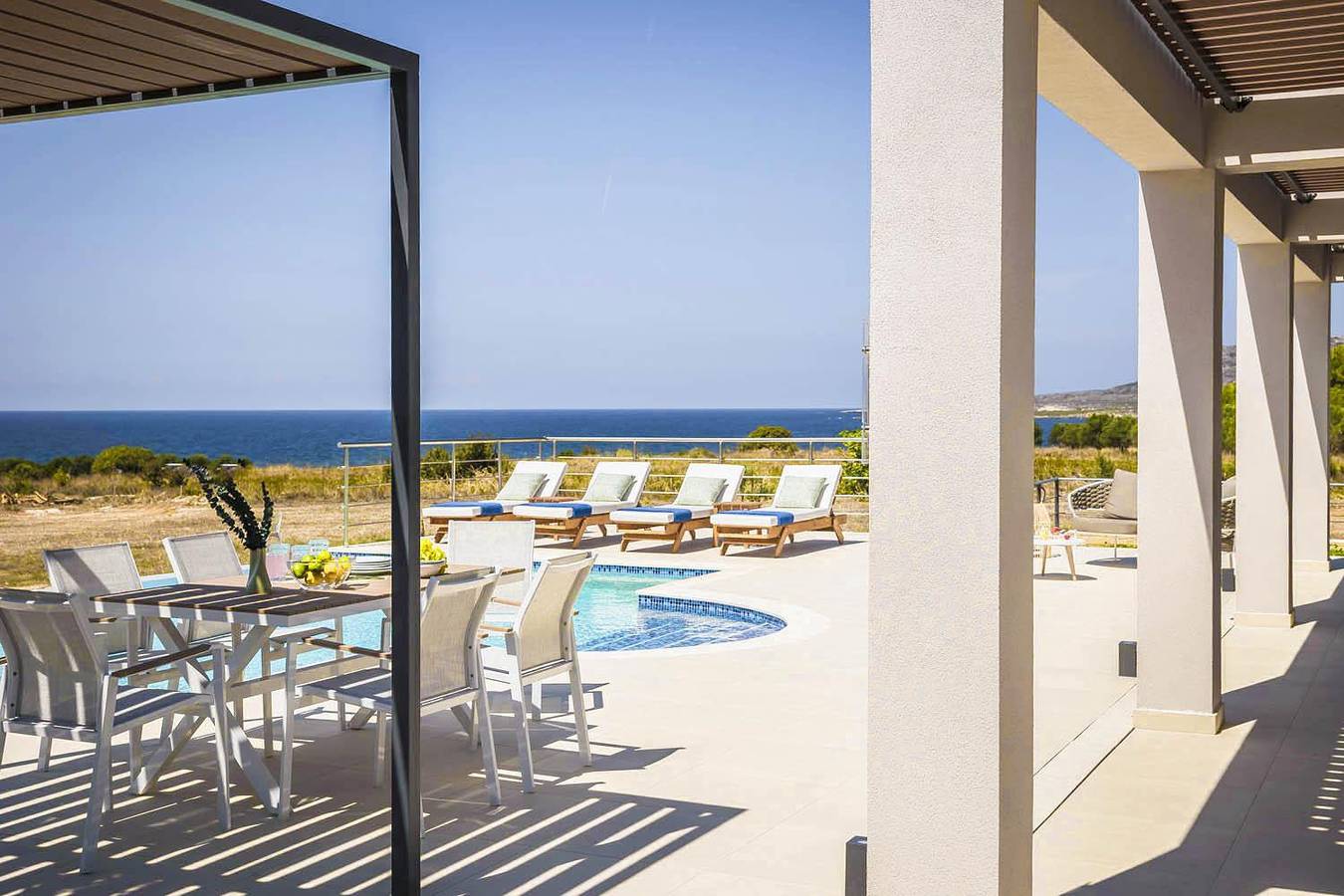 Villa für 5 Personen mit Terrasse in Kefalonia