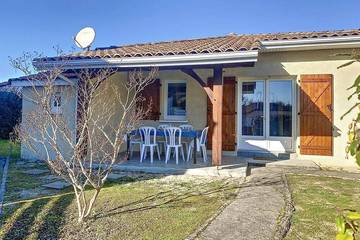 Gîte pour 4 personnes, avec terrasse dans Moliets-Plage