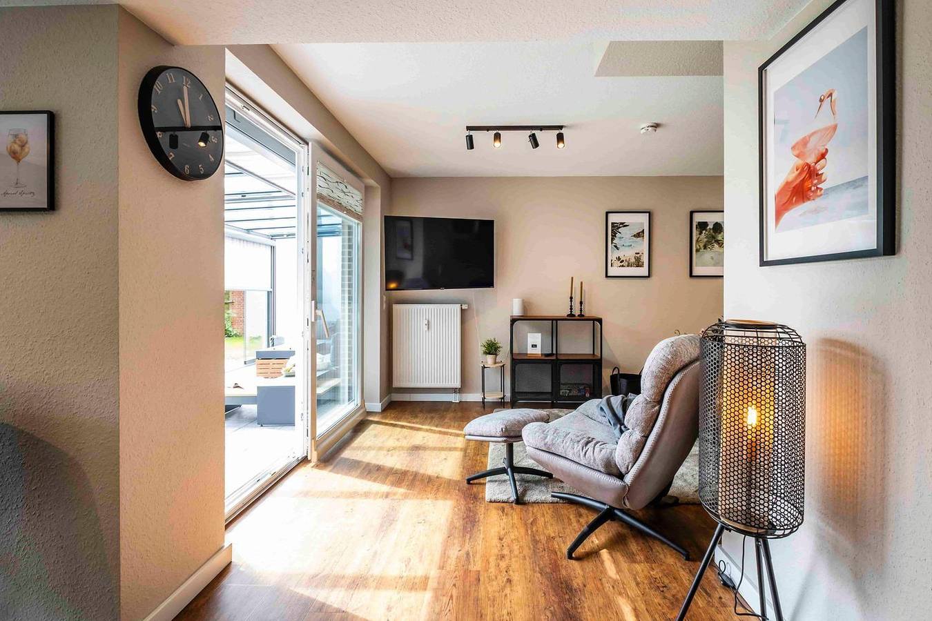 Ganze Wohnung, Ferienwohnung für 6 Personen in Kurparknähe mit Sauna und Garten und Wintergarten in Büsum, Dithmarschen