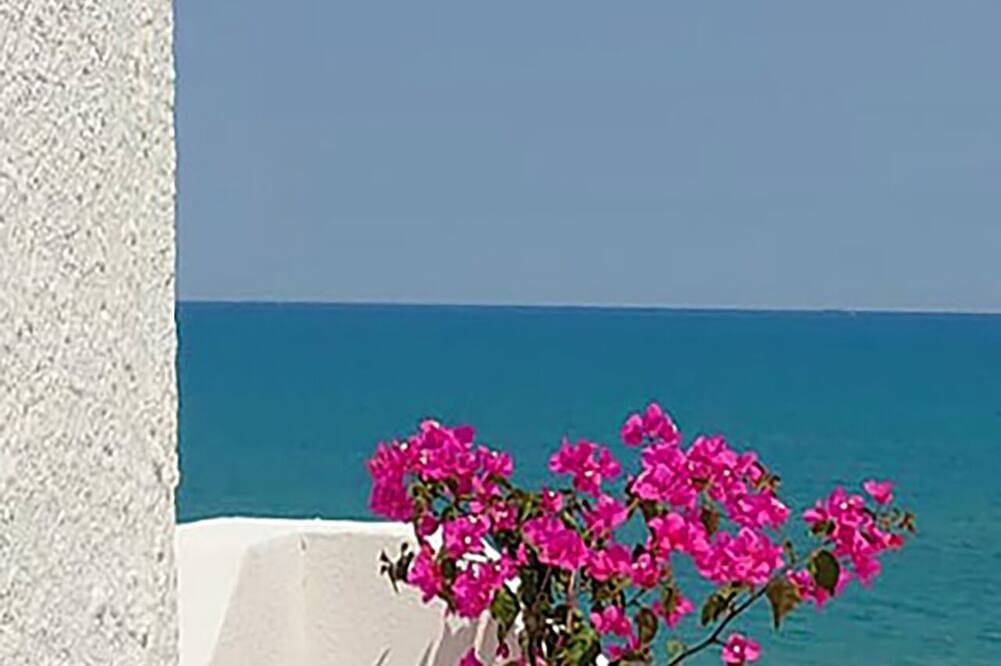 Casa Merla, terrazza vista mare in Vico del Gargano, Gargano