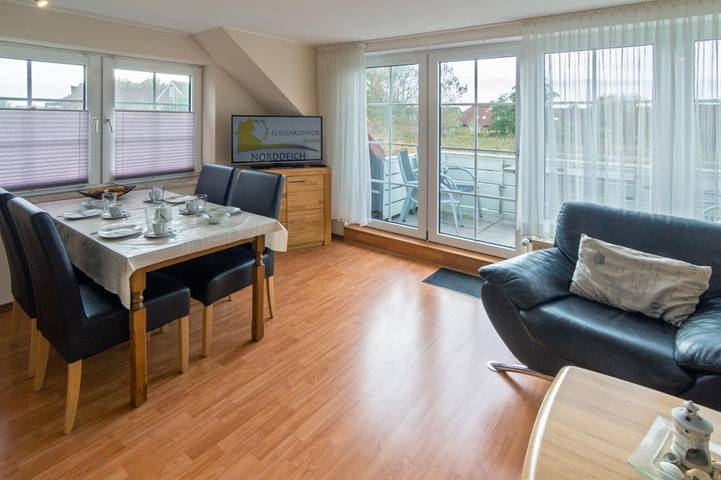 Ferienwohnung für 4 Personen, mit Balkon in Norden und Umgebung - 2