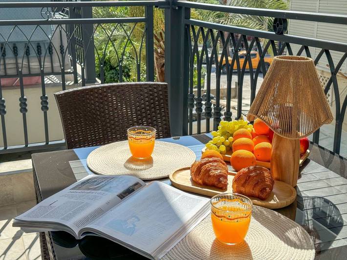 Ferienwohnung für 4 Personen, mit Pool und Balkon sowie Sauna in Alanya