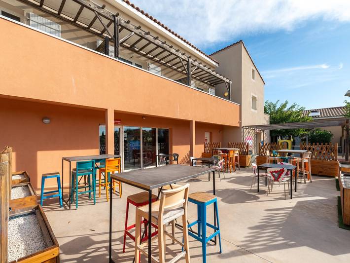 Maison de vacances pour 4 personnes, avec jardin ainsi que terrasse et piscine, animaux acceptés à Saint-Cyprien