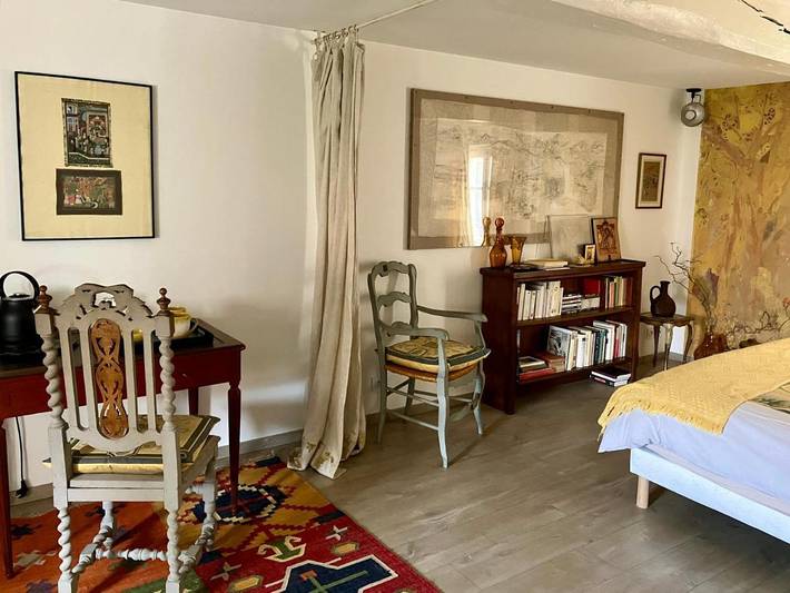Maison d’hôte pour 3 personnes, avec jardin ainsi que vue et terrasse