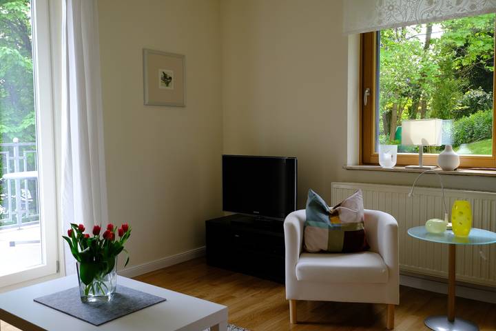 Ganze Wohnung, Ferienwohnung 'altes forsthaus schotten' mit Gemeinschaftsgarten, Balkon und Wlan in Schotten, Vogelsberg Region