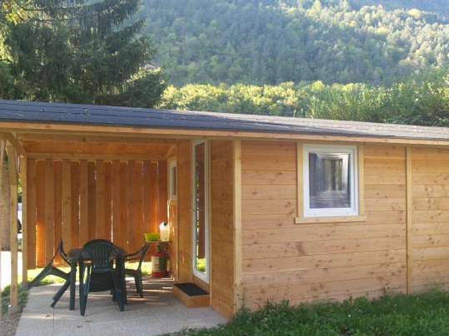 Camping Le Lachat - Chalet 4 personas - Cabina De Madera Sin instalaciones sanitarias in Thônes, Región de Annecy
