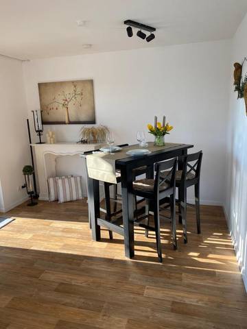 Ferienwohnung für 2 Personen, mit Garten und Ausblick, kinderfreundlich in Poppenhausen