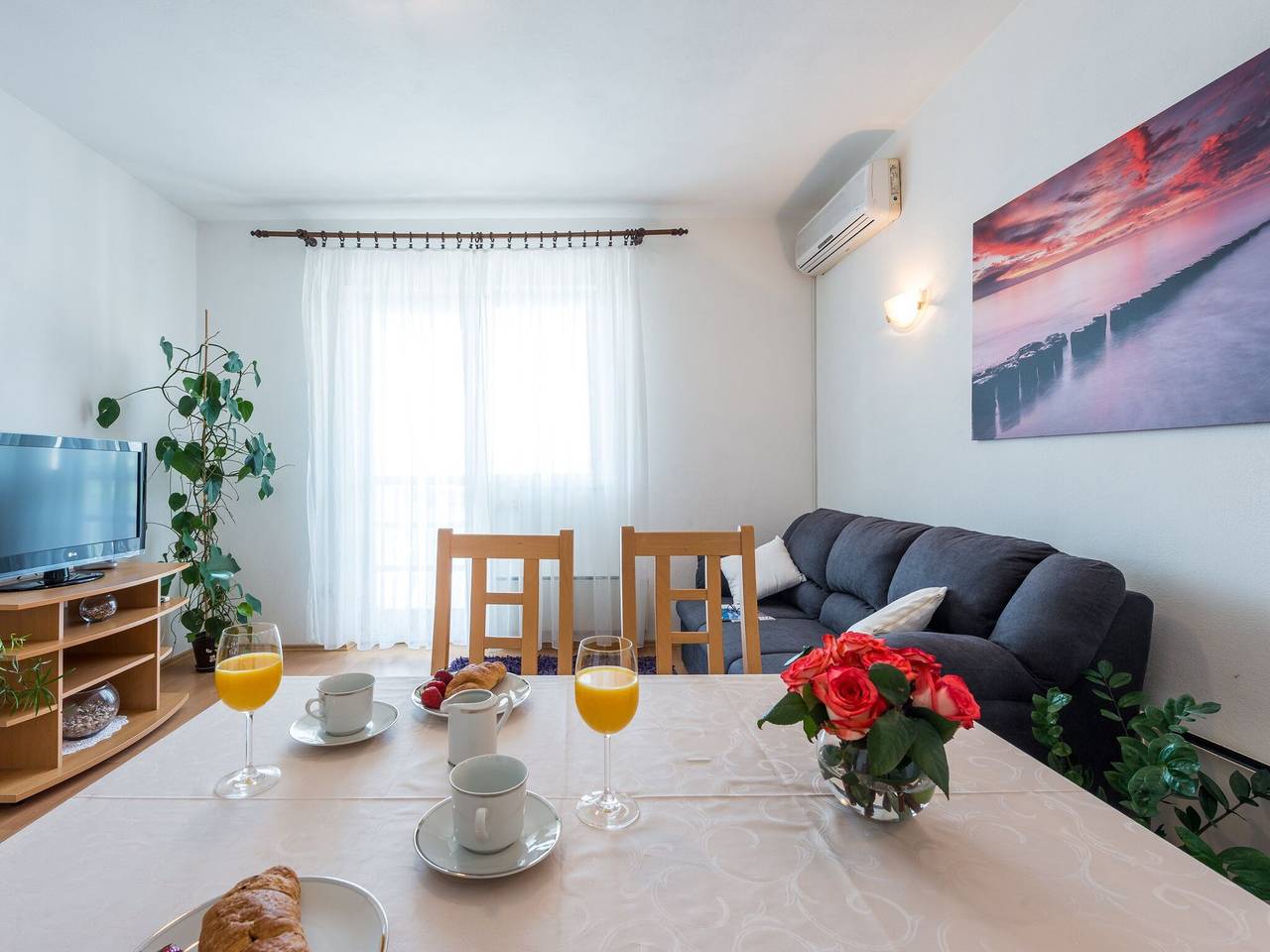 Hel leilighet, Leilighet Lena - Leilighet med 3 soverom, balkong og sjøutsikt in Dubrovnik, Grad Dubrovnik