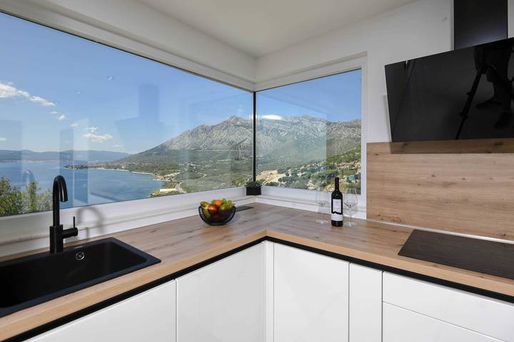Dom dla 4 osób, z balkon i balkon/ taras w Pelješac