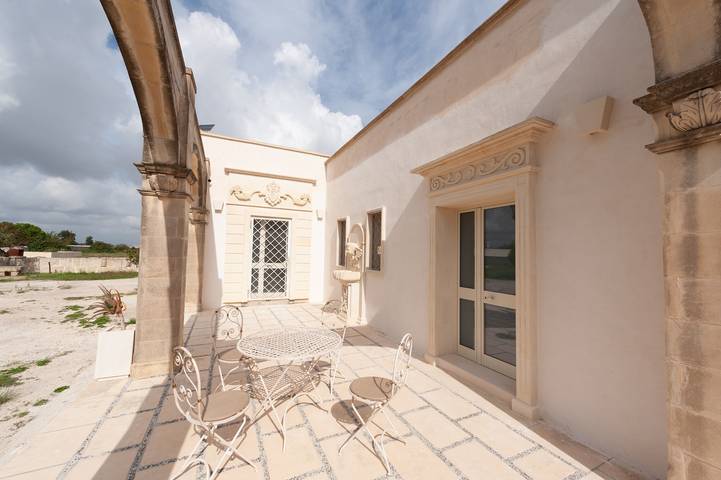 Anghelos - Piromafu Holiday Home with Shared Terrace, Ac, Garden and Barbecue in Cavallino i Apulia, Lecce-provinsen
