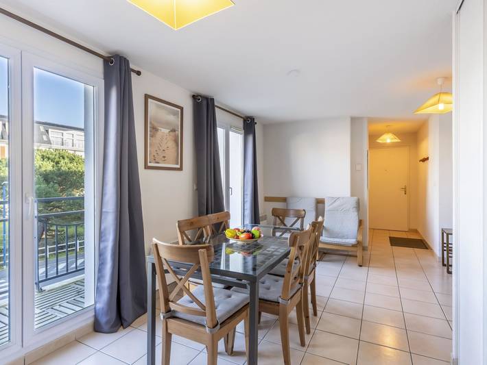 Appartement de vacances pour 6 personnes, avec balcon et vue, animaux acceptés à Dives-sur-Mer