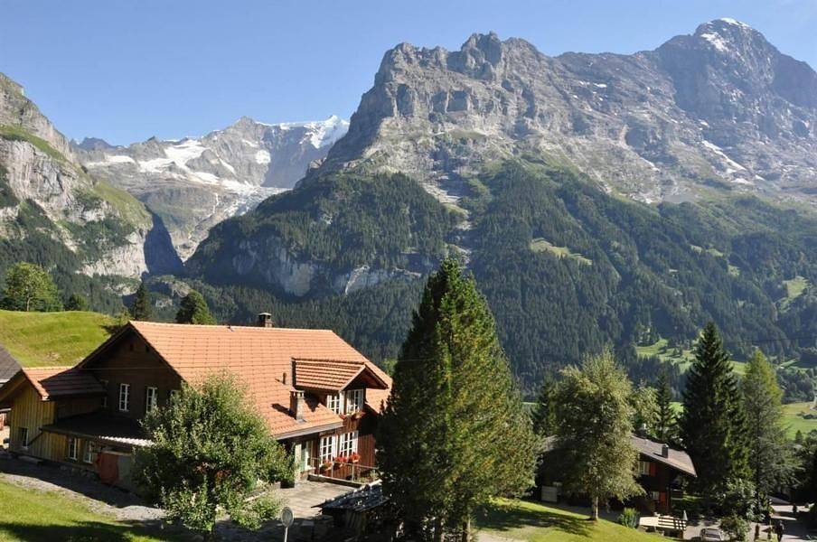 Geheel vakantieappartement, Chalet "Abegglen" mit Bergblick in Grindelwald, Grindelwald en omgeving