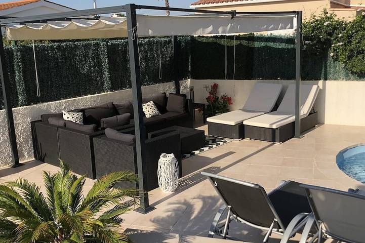 Ferienhaus für 6 Personen, mit Garten
