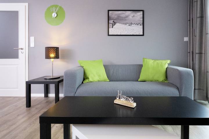 Appartement de vacances entier, *Neu* Fewo No. 4 Friesenhuus Carolinensiel mit großem Balkon und Fahrradgarage in top Lage in Carolinensiel-Harlesiel, Wittmund