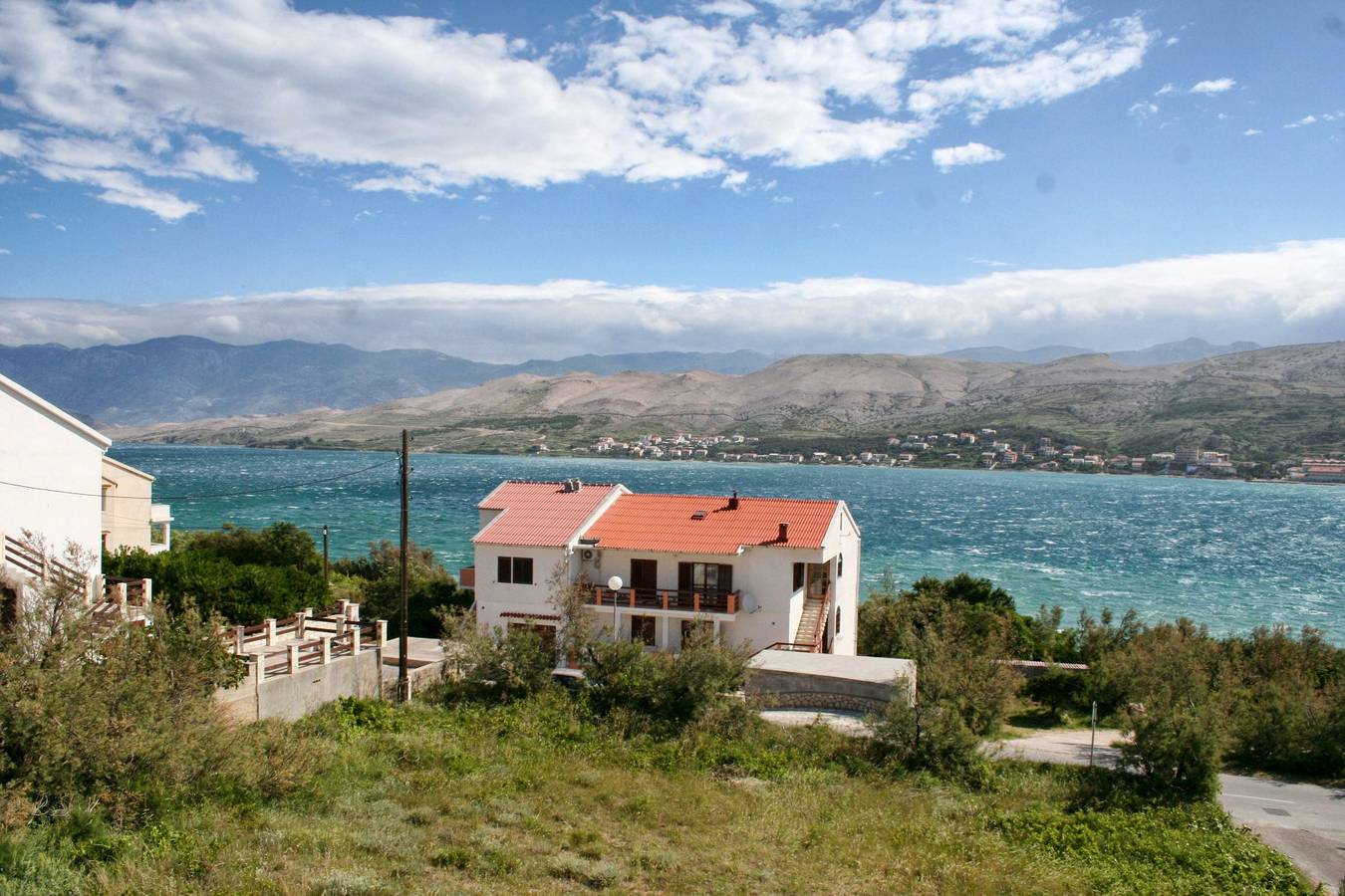 Entire apartment, Two bedroom apartment with terrace and sea view Pag A-532-b in Pag Town, Pag Island