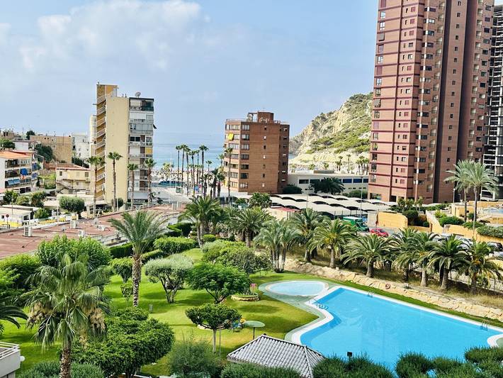 Vakantieappartement voor 5 personen, met tuin en terras, kindvriendelijk in Finestrat