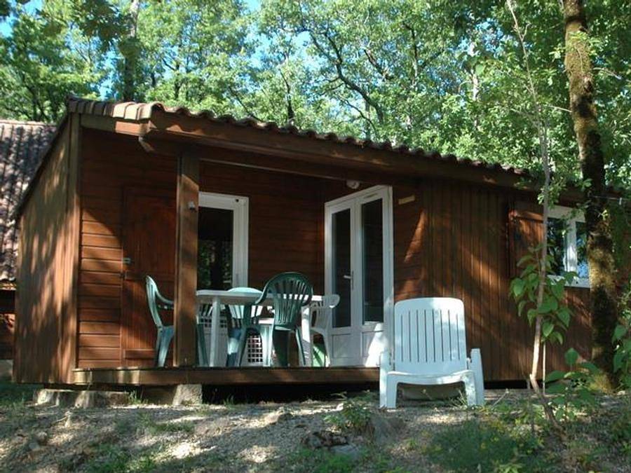 Camping La Truffière - Chalet 4 personas - Chalet 4 plazas in Saint-Cirq-Lapopie, Parque Natural Regional Causses du Quercy