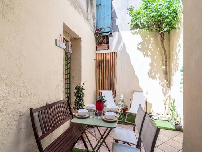 Location de vacances pour 4 personnes, avec terrasse à La Rochelle