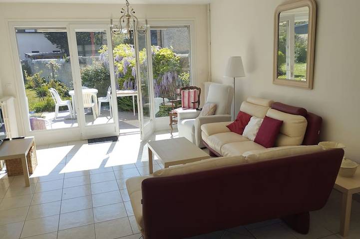 Chambre d’hôte pour 6 personnes, avec jardin à Lion-sur-Mer