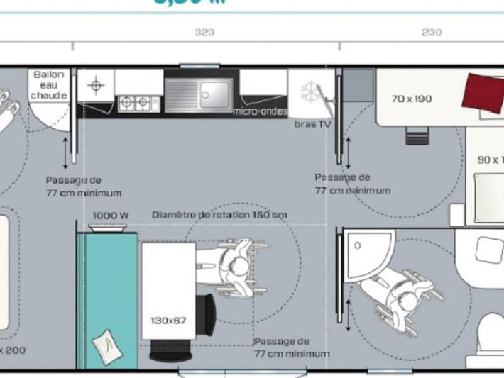 Bungalow für 4 Personen im Baskenland (Frankreich) - 2