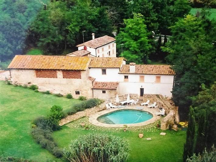 Villa pour 5 personnes, avec piscine et jardin, animaux acceptés à Monteriggioni