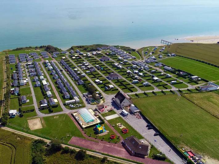 Camping voor 2 personen, met Uitzicht op zee in Calvados