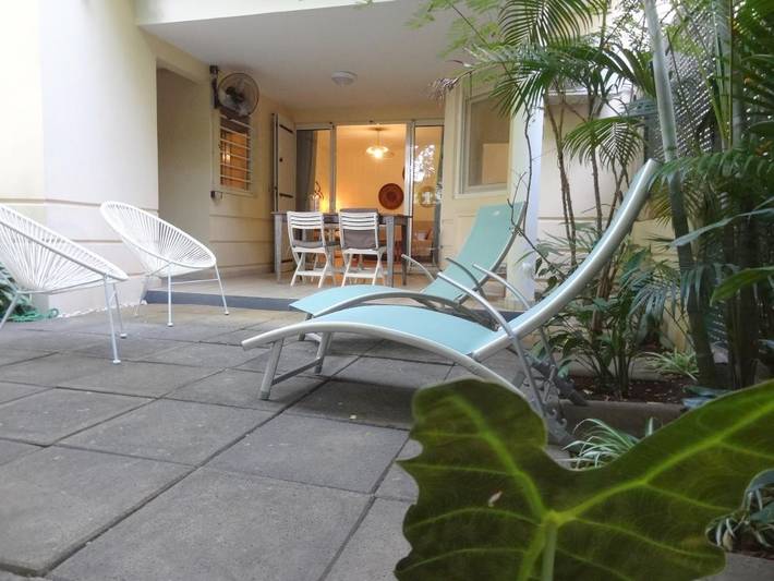 Appartement de vacances pour 5 personnes, avec jardin