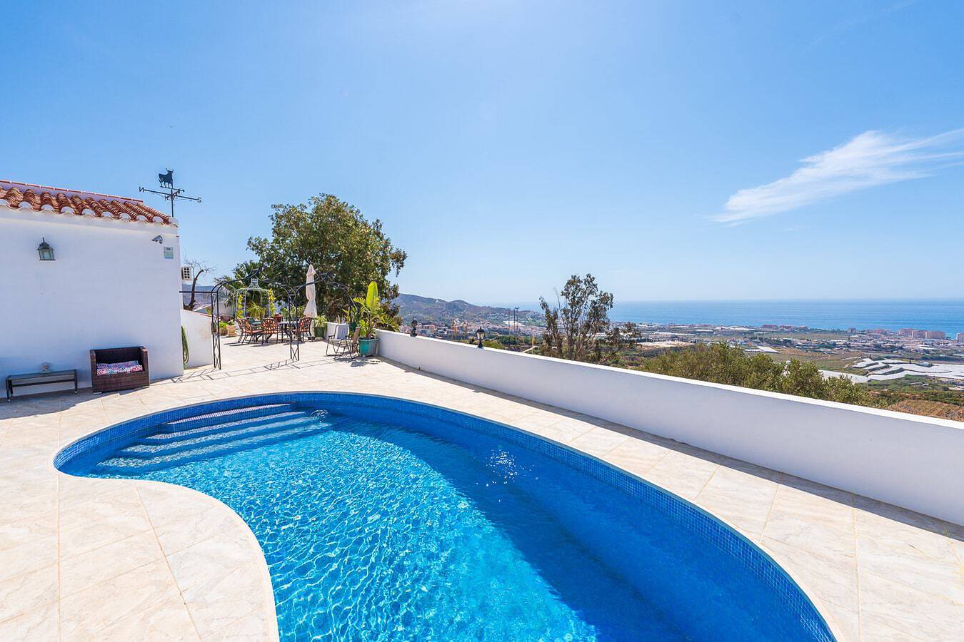 Ferienhaus für 6 Personen mit Meerblick in Torrox, Costa del Sol