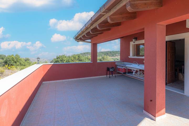 Villa "Le Colline Sul Mare" avec vue sur la mer, terrasses privées et Wi-Fi in Sortino, Province de Syracuse